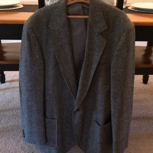 Professorial wool sport coat with elbow patches!